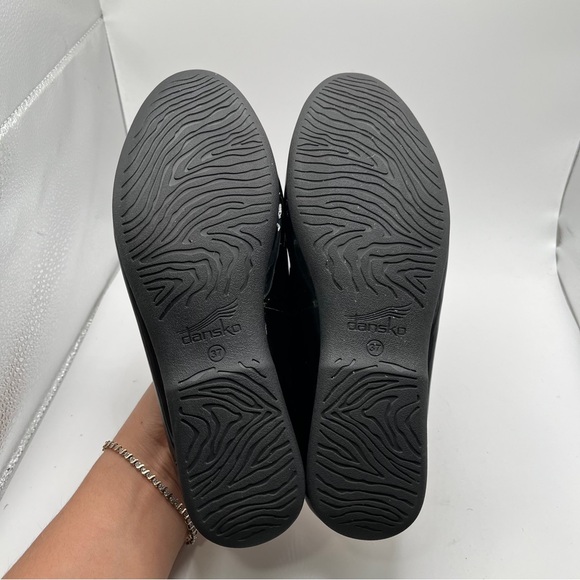 NWOB Dansko Lexie black patent leather mule size 37 US 6.5-7 - Picture 9 of 10